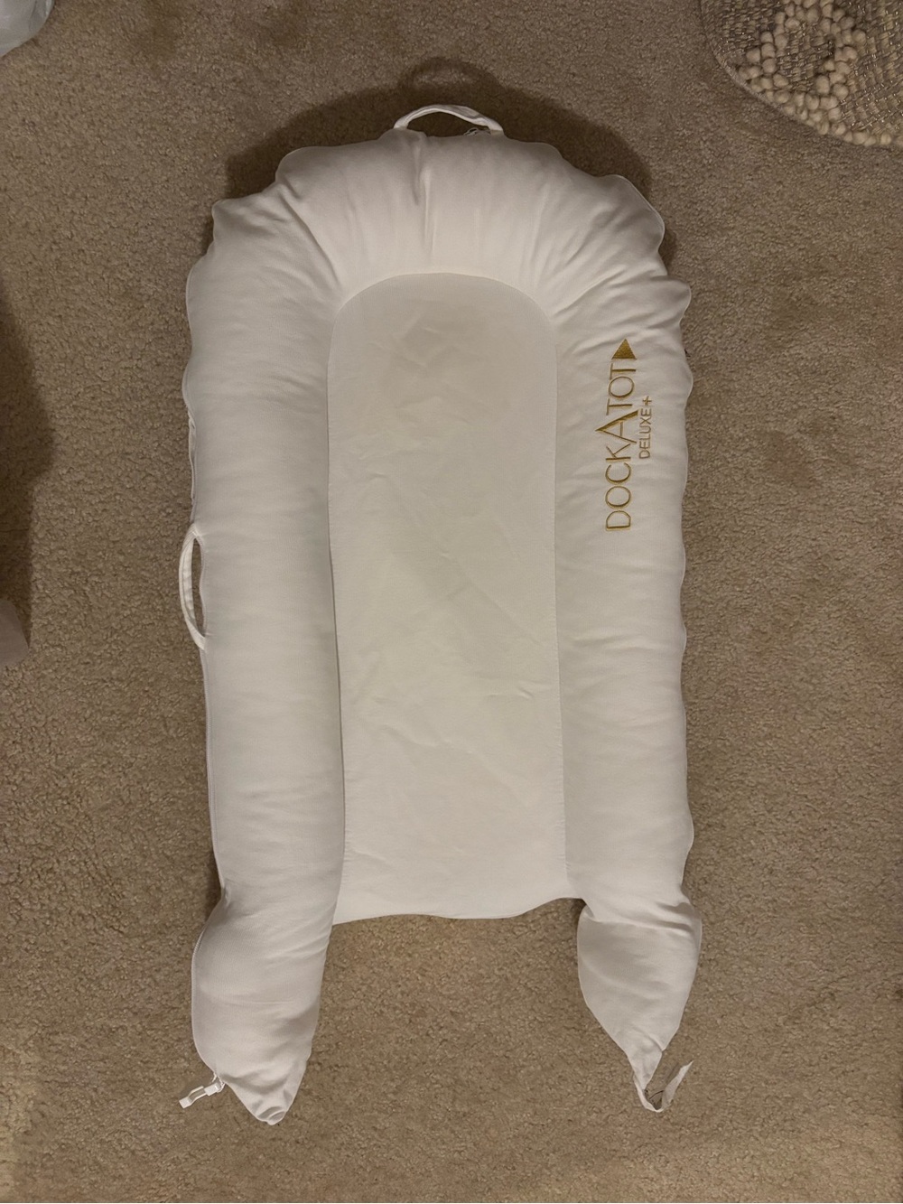 DockATot Deluxe White Infant Lounger